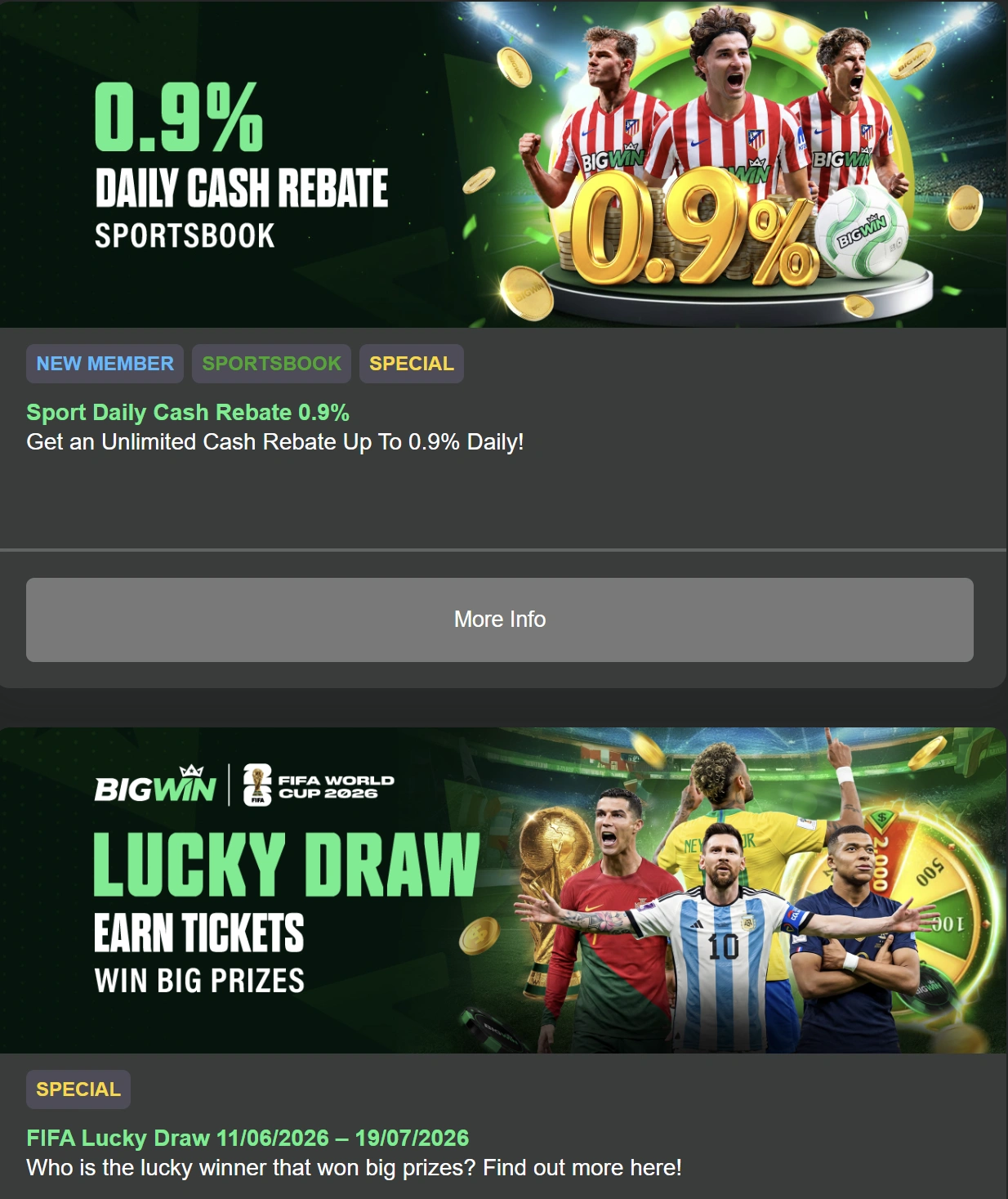 Bonuses